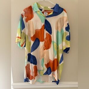 Zara Multicolor Relaxed Fit Shirt